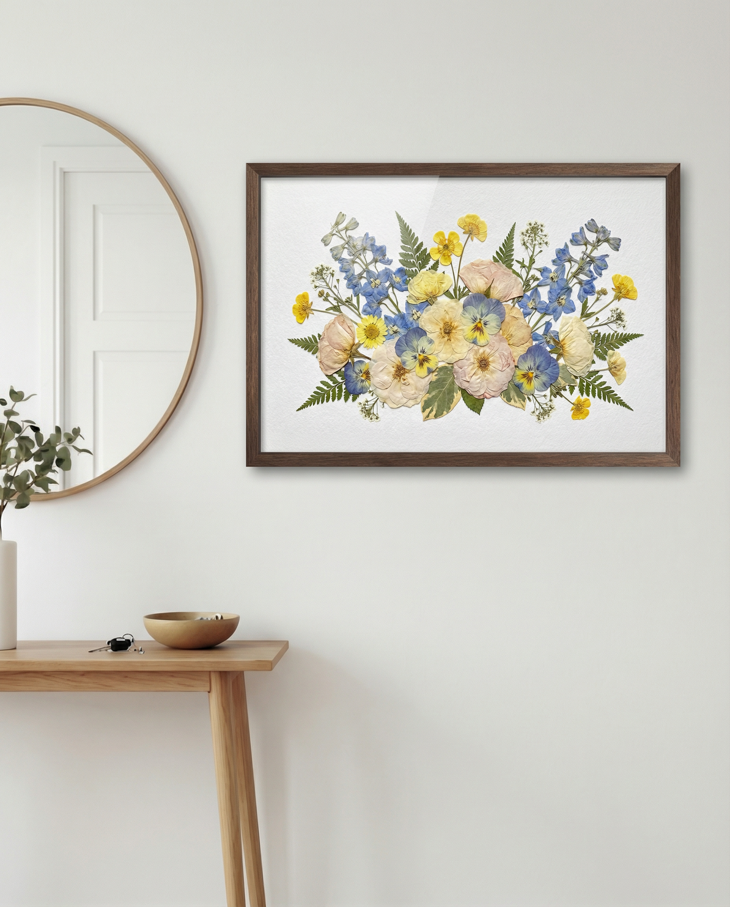 Harmonie zwischen Glockenblume und Butterblume