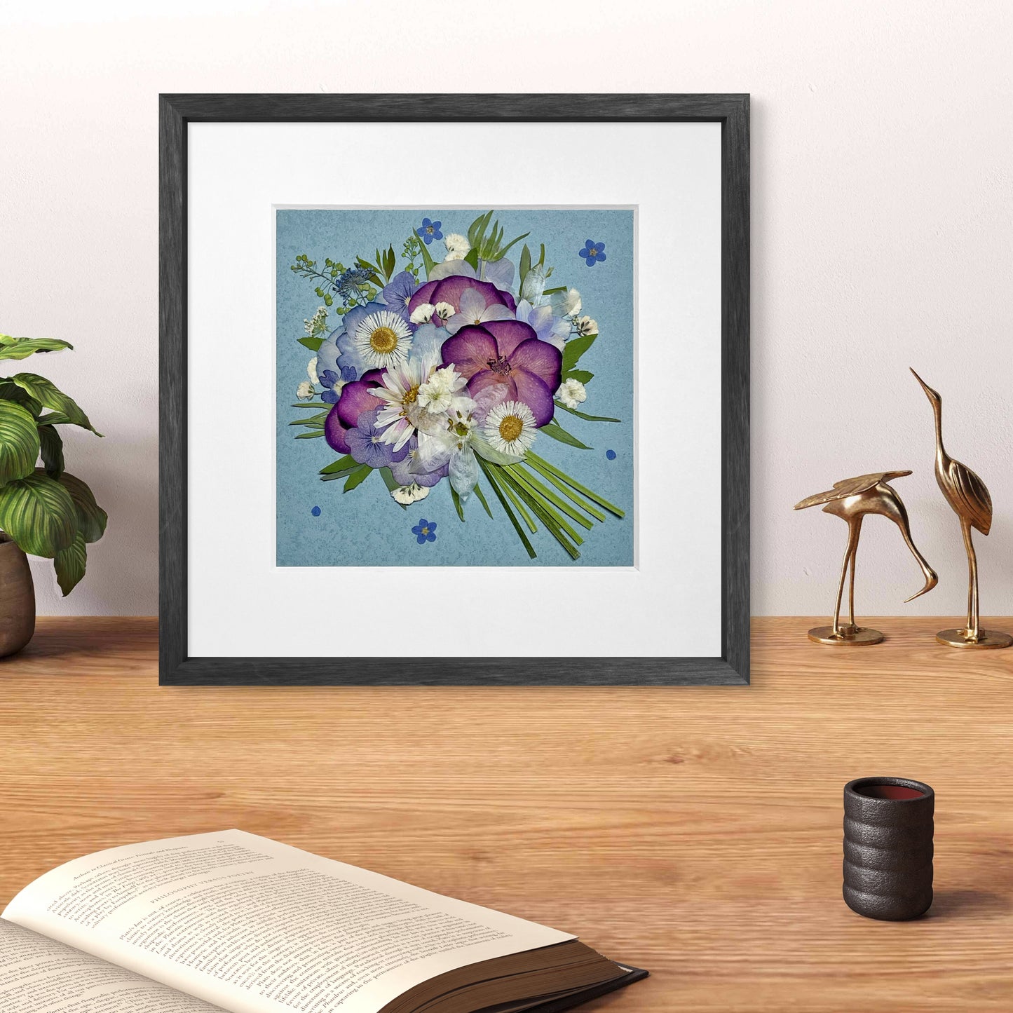 10 x 10 Blüten-Erinnerungsstück