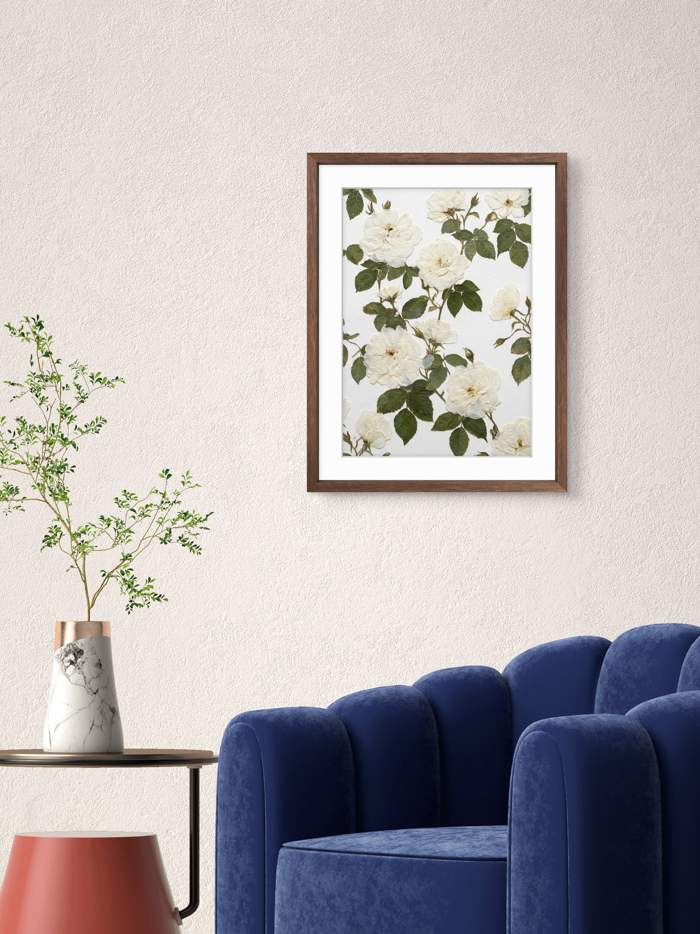 Weiße Blütenharmonie