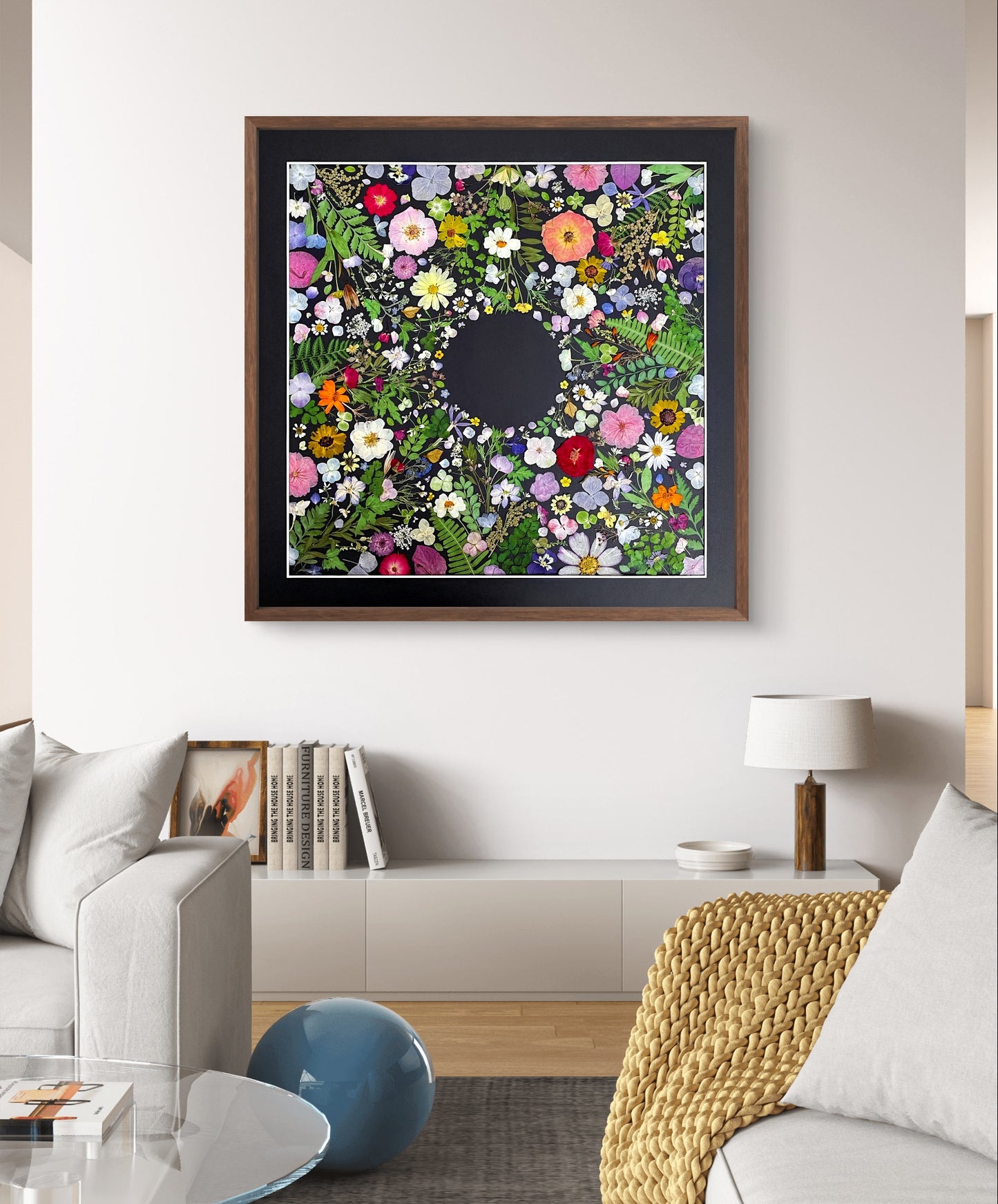 BLUMENGARTEN - SCHWARZ