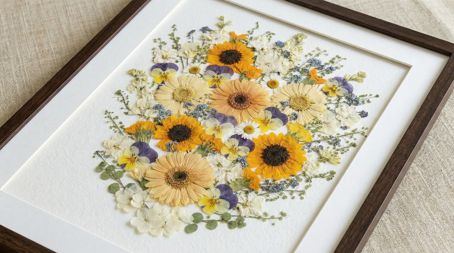 Sonnenbeschienene Wiesenblüte