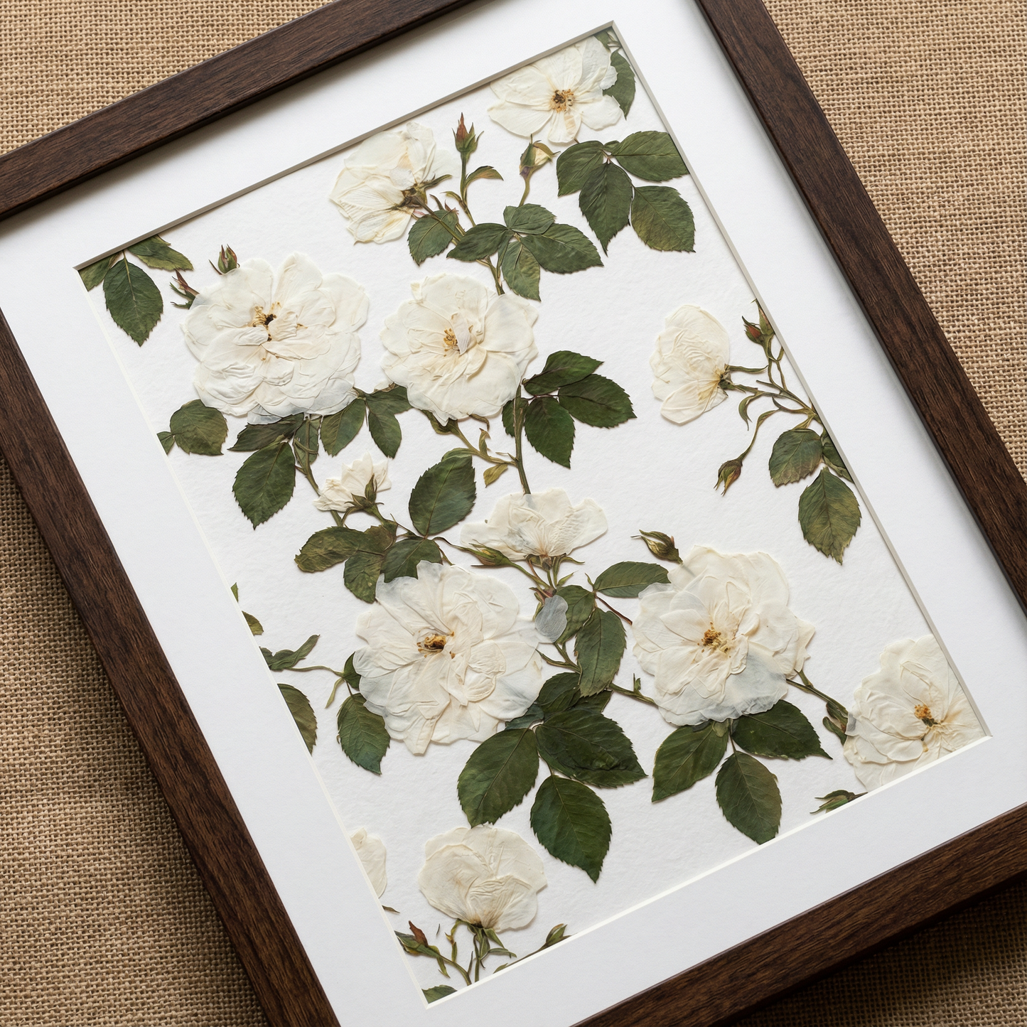 Weiße Blütenharmonie