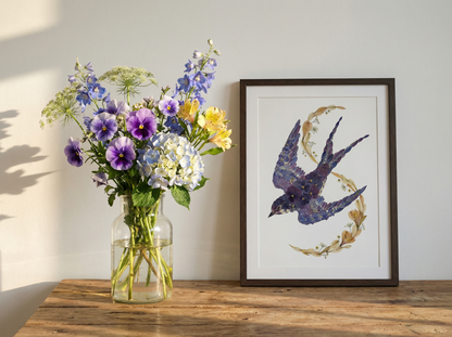 Schwalbe im Wisperwind