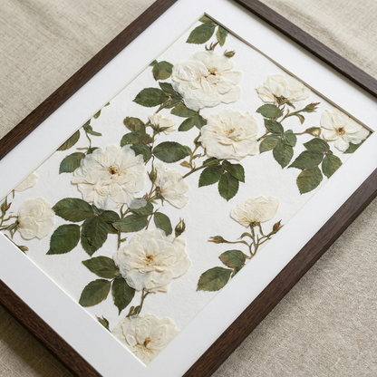 Weiße Blütenharmonie