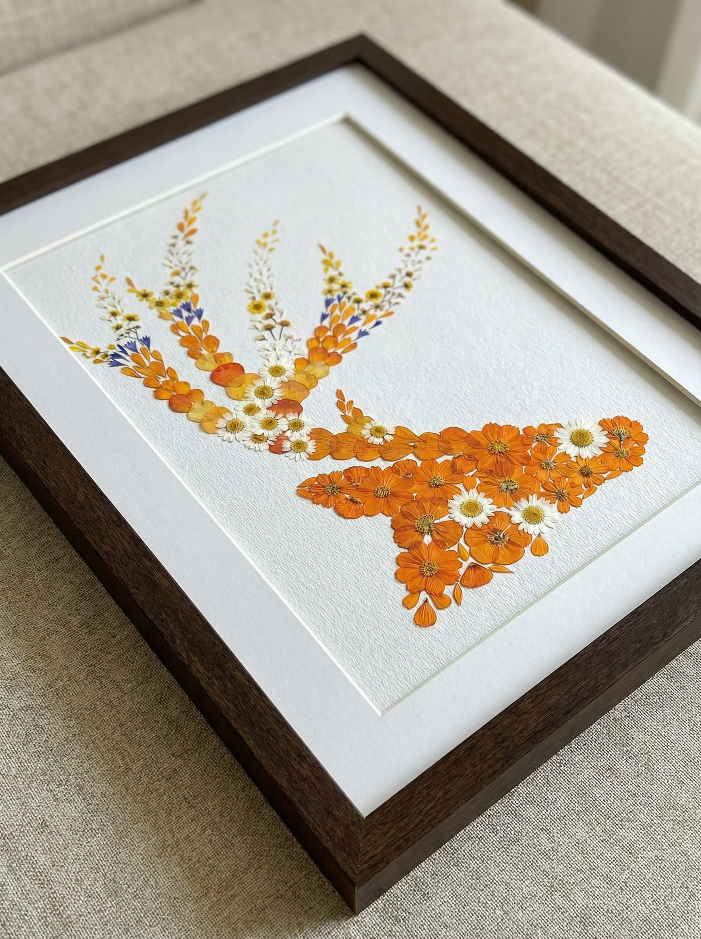 Kunstwerk „Glühendes Geweih“