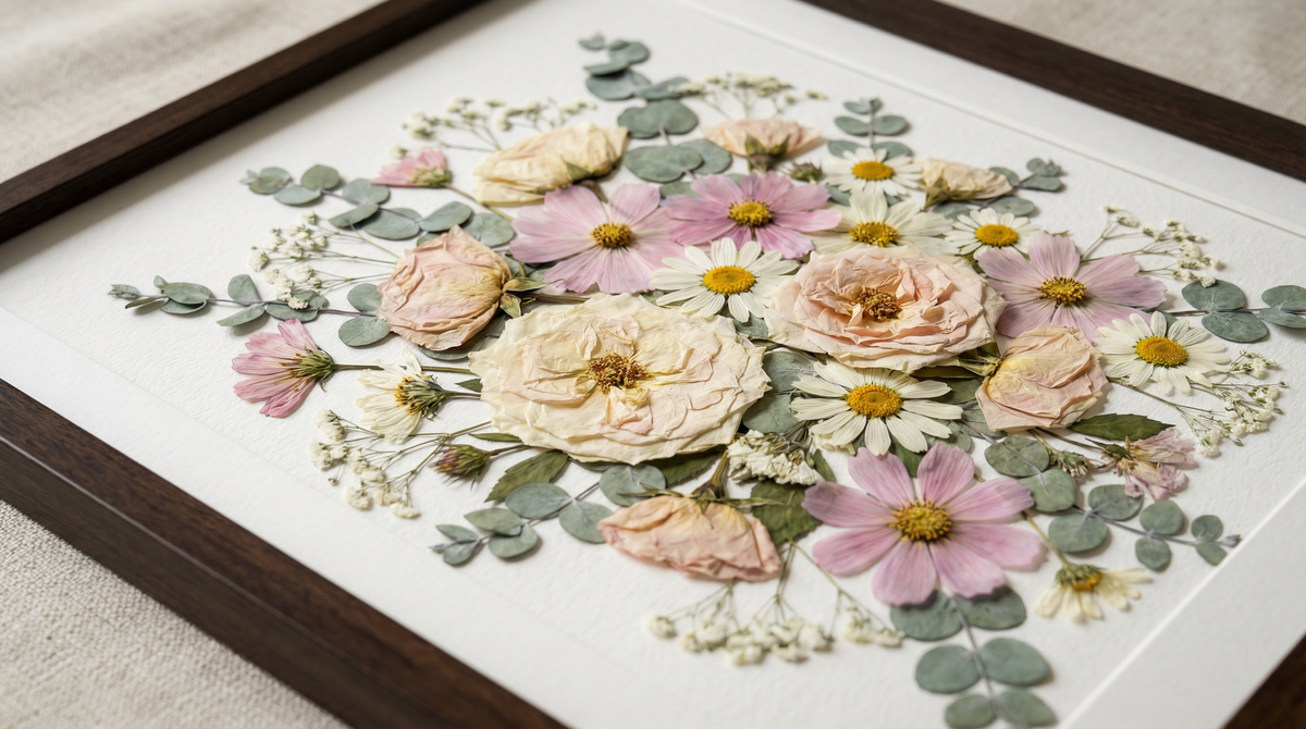Gelassenheit Wildblumen-Wappen