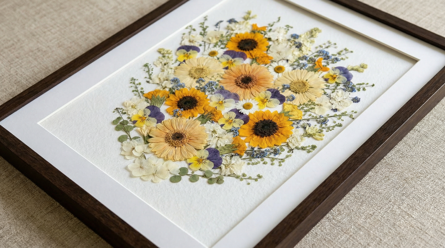 Sonnenbeschienene Wiesenblüte