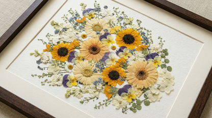 Sonnenbeschienene Wiesenblüte