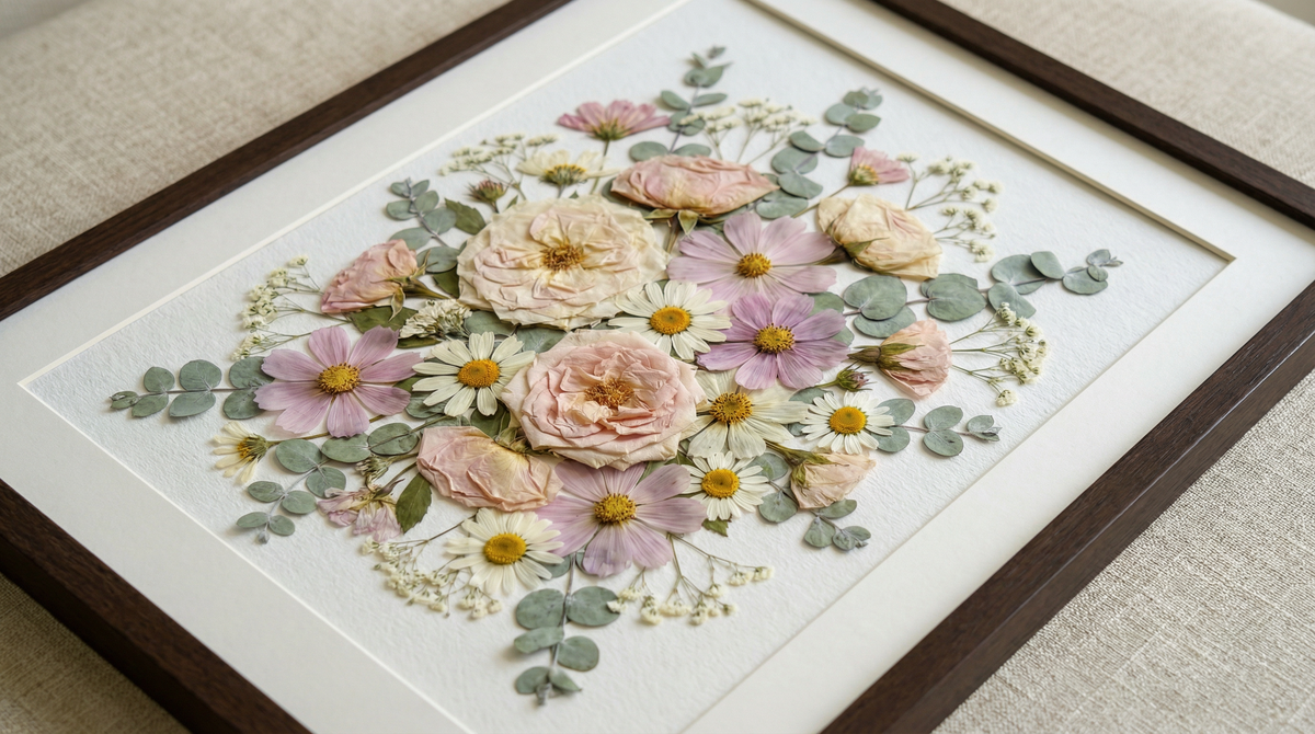 Gelassenheit Wildblumen-Wappen