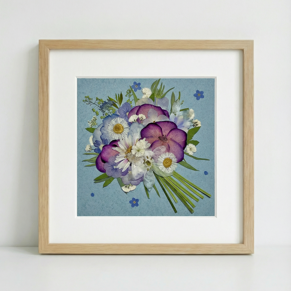 10 x 10 Blüten-Erinnerungsstück