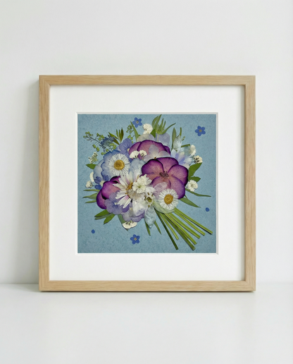 10 x 10 Blüten-Erinnerungsstück