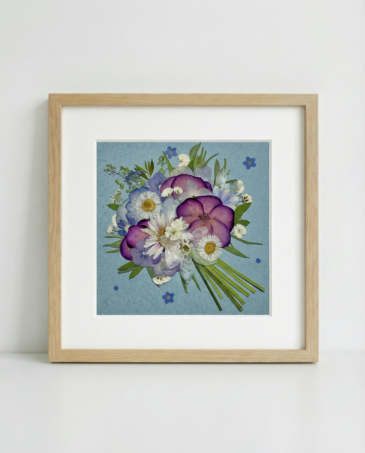 10 x 10 Blüten-Erinnerungsstück