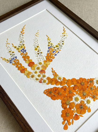 Kunstwerk „Glühendes Geweih“