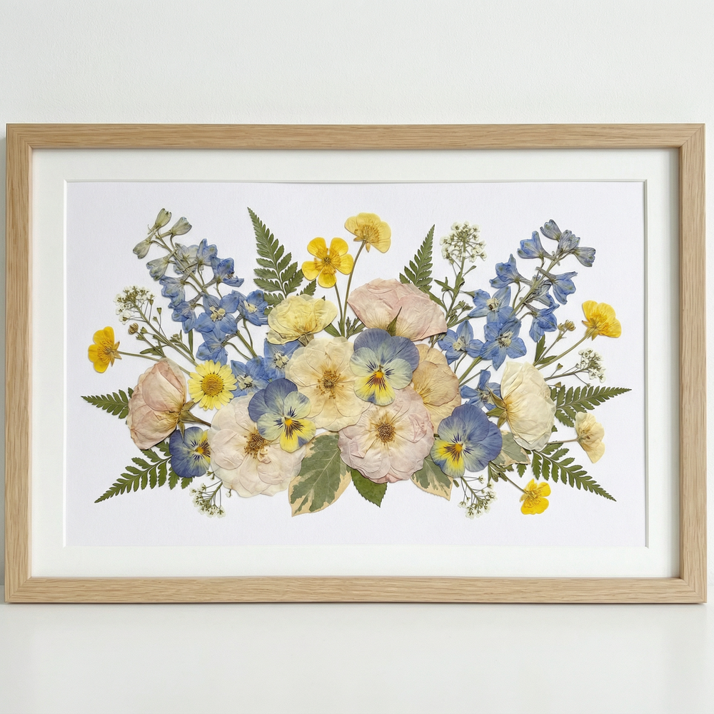 Harmonie zwischen Glockenblume und Butterblume