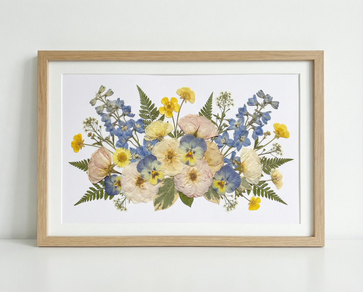 Harmonie zwischen Glockenblume und Butterblume