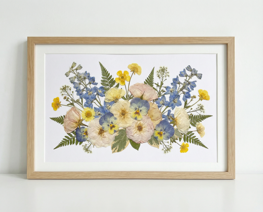 Harmonie zwischen Glockenblume und Butterblume