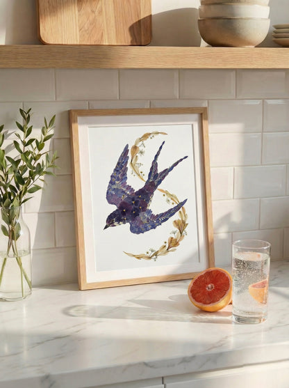 Schwalbe im Wisperwind