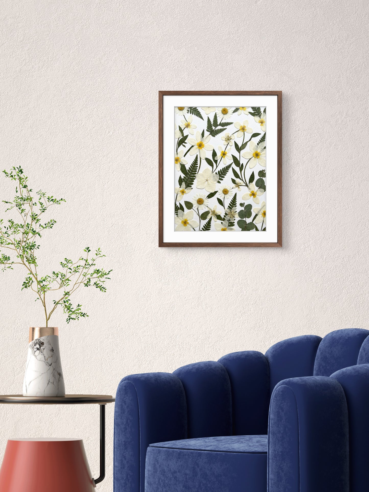 Wilde Gänseblümchenfelder