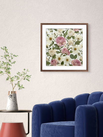 Zarte Weiße Botanik