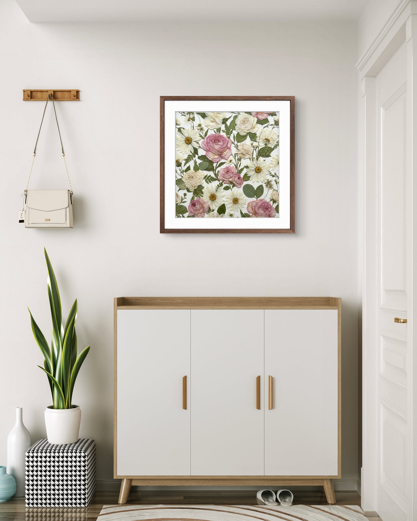 Zarte Weiße Botanik