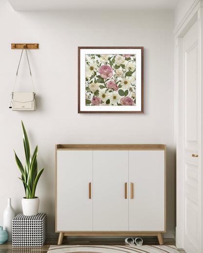 Zarte Weiße Botanik