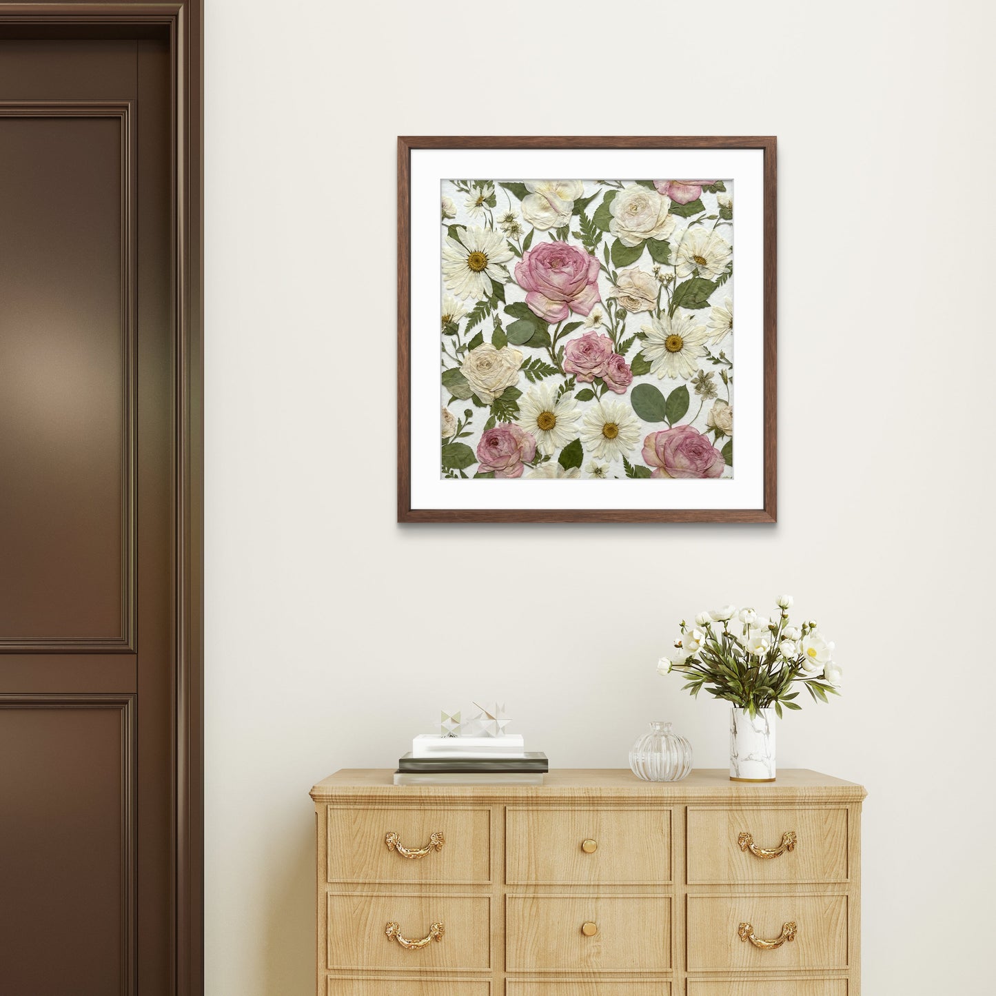 Zarte Weiße Botanik