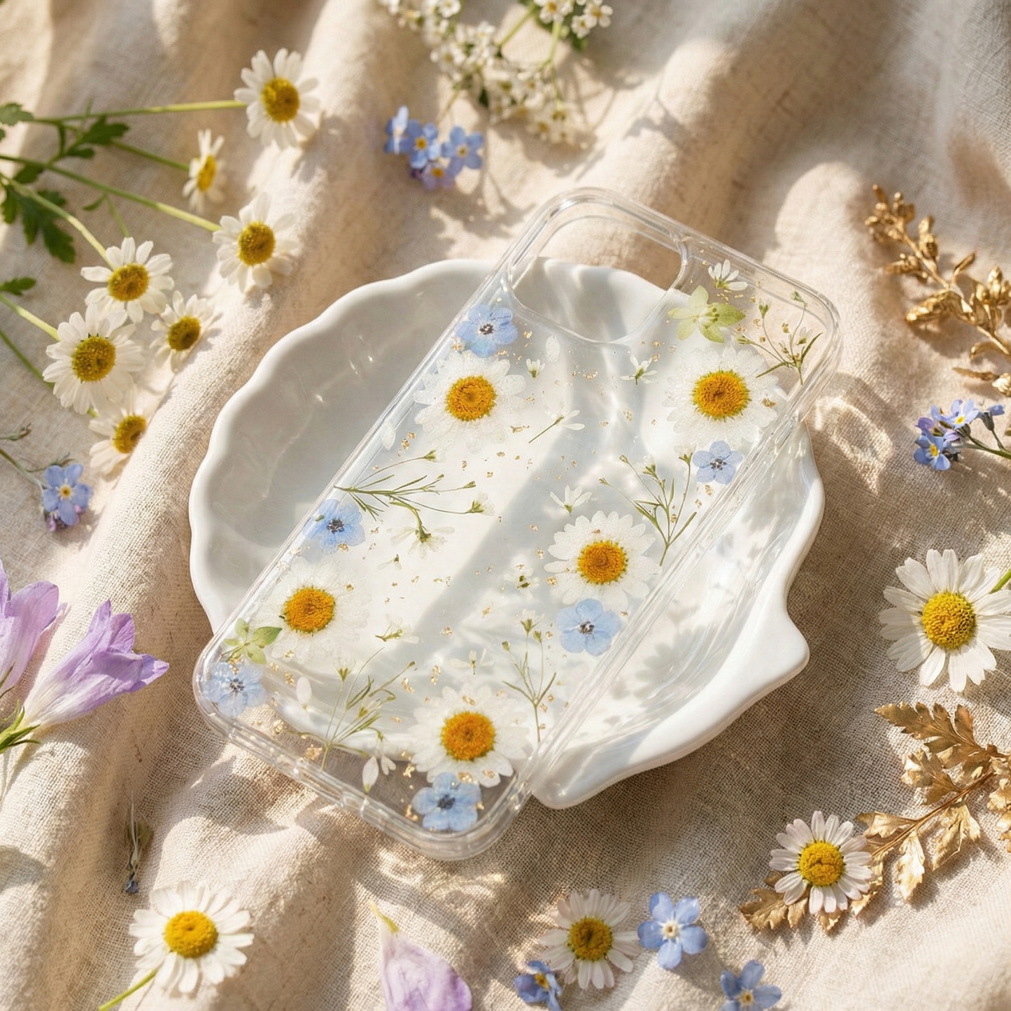 The Real Pressed Flower Case