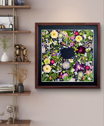 Blühender Kranz der Natur