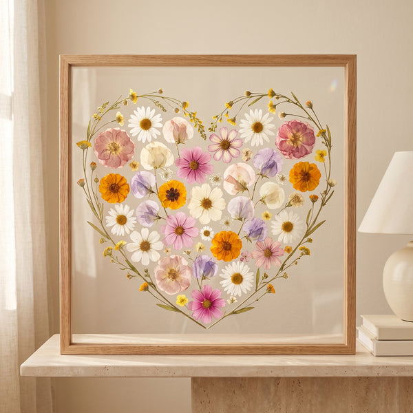 Two Birth Flowers, One Heart