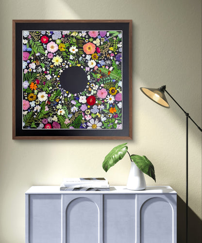 Blühender Kranz der Natur