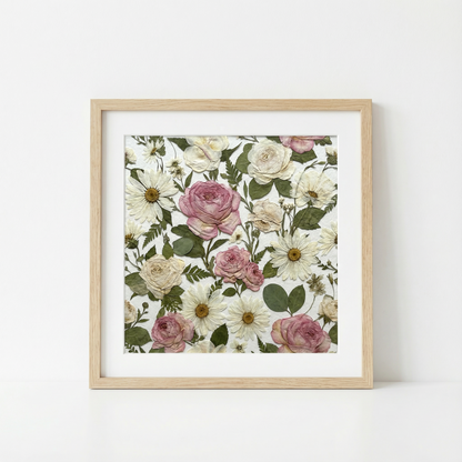 Zarte Weiße Botanik