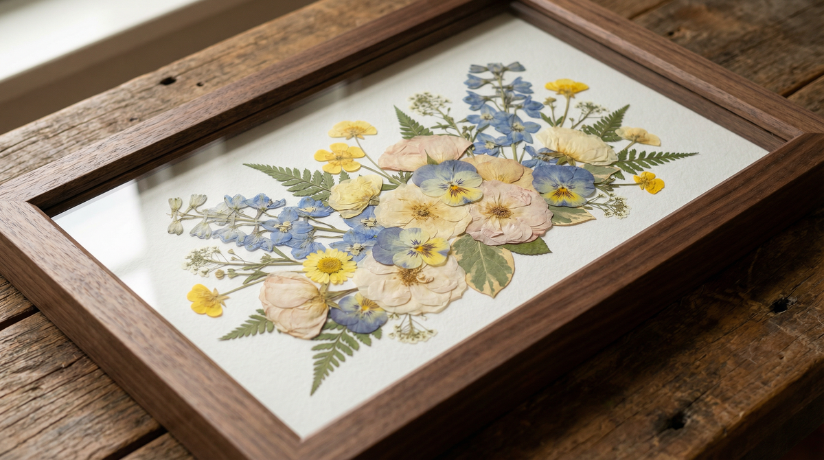 Harmonie zwischen Glockenblume und Butterblume