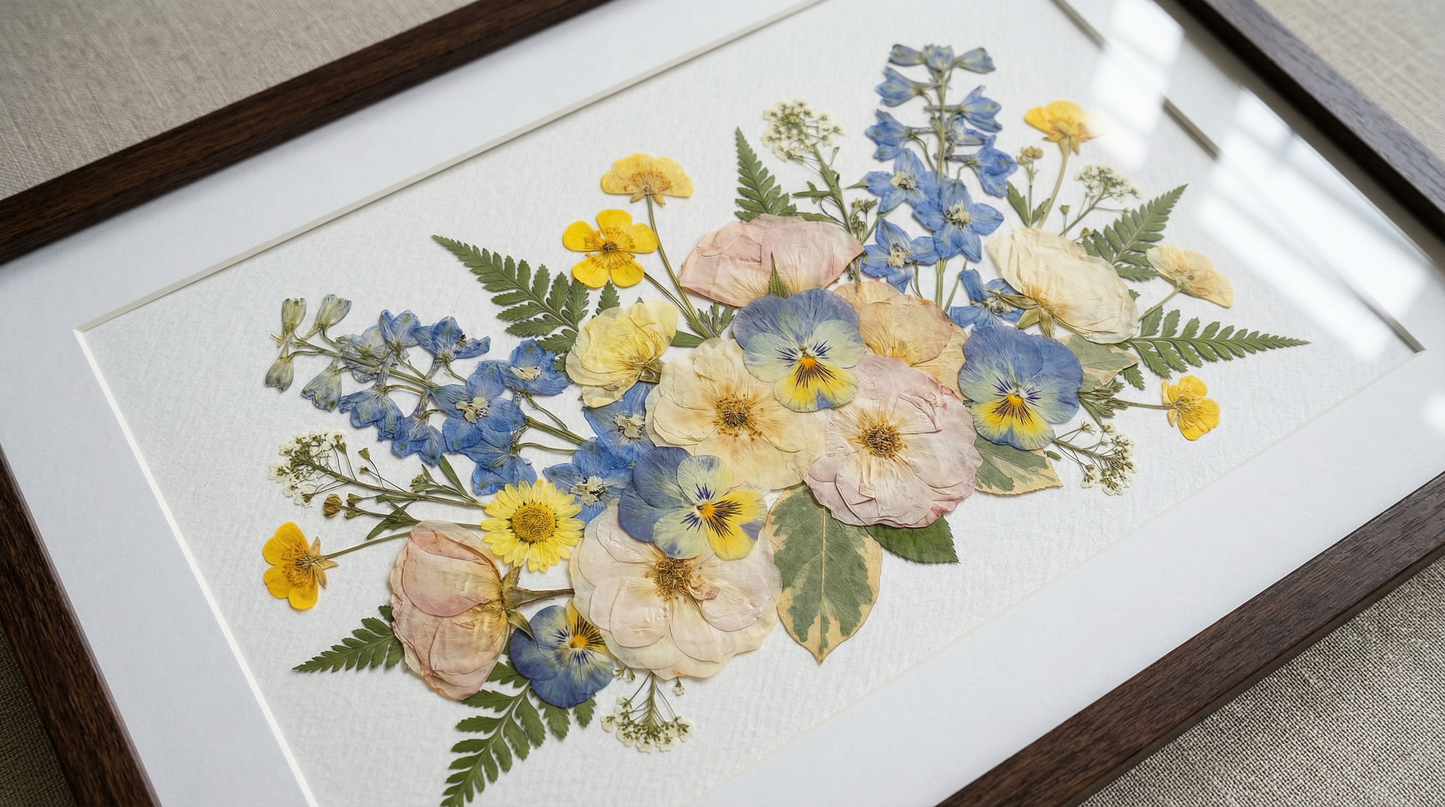 Harmonie zwischen Glockenblume und Butterblume