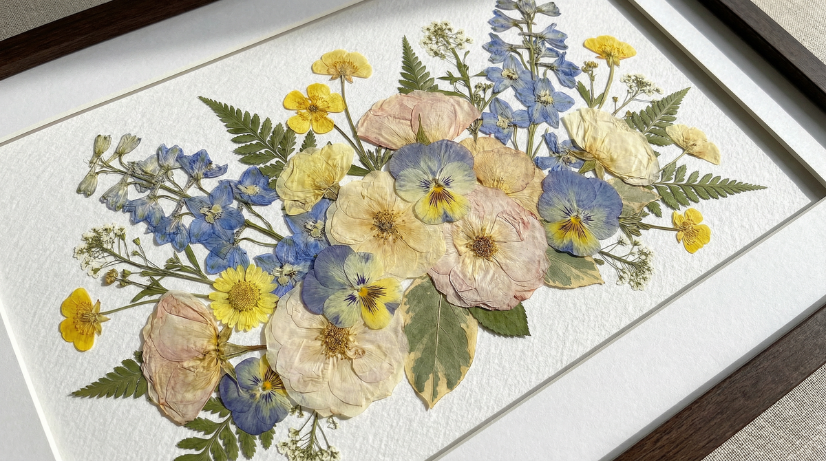 Harmonie zwischen Glockenblume und Butterblume