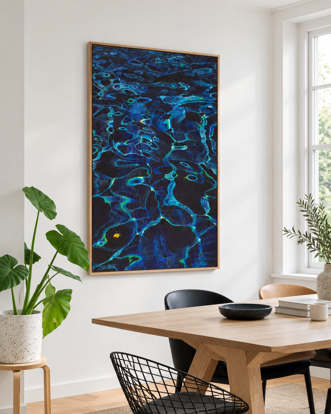 Midnight Ripples — Blue Water Study