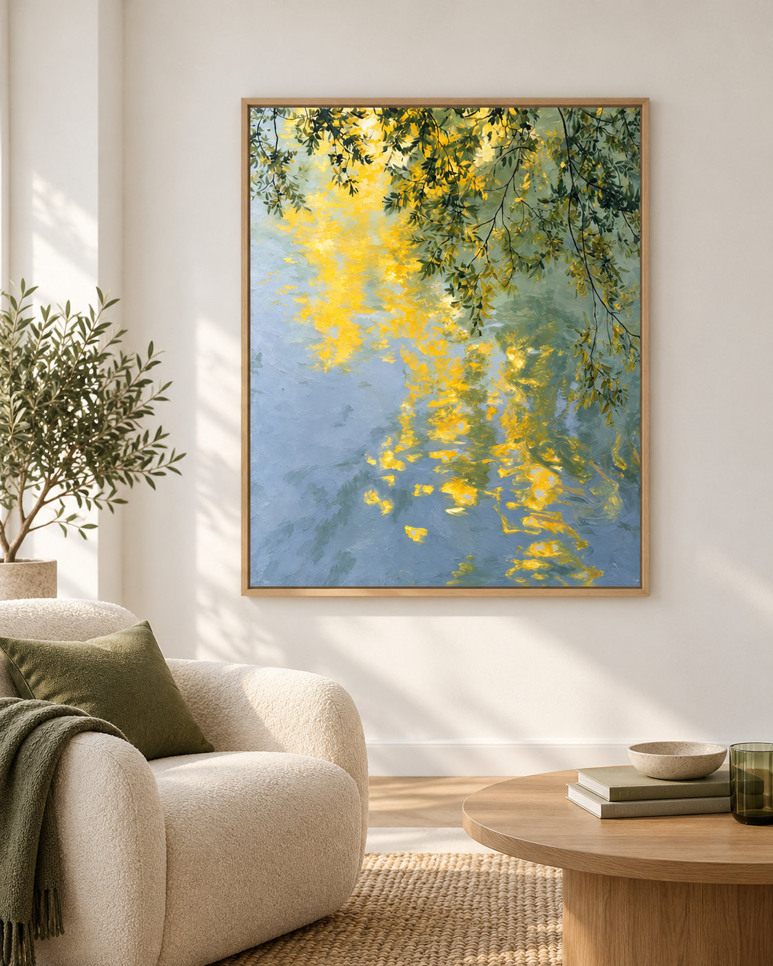 Golden Canopy — Sunlit Reflections