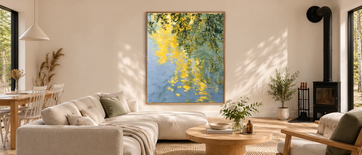 Golden Canopy — Sunlit Reflections